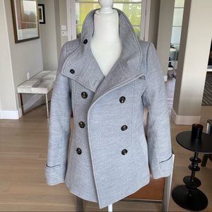 H&M Gray Pea Coat (fits like a size 6)